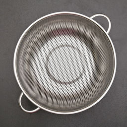 Дуршлаг «Марко», d=28 см, две ручки, нержавеющая сталь, хромированный