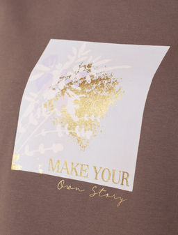 D49.110 Футболка женская т. кофейный