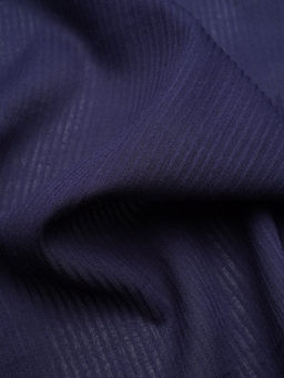 Фактурный хлопок Полоски цв.Чернильно-синий, ш.1.48м, батист, хлопок-100%, 60гр/м.кв - Купава фото 5