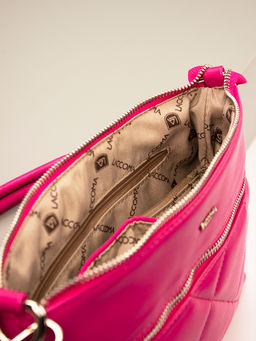 LACCOMA сумка Майя-Ф826-фуксия эко кожа хлопок  фото 8
