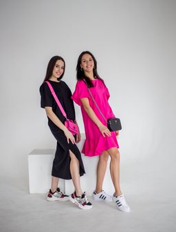 Платье с волнами ПЛОТНЫЙ ХЛОПОК - Knitka wear фото 8