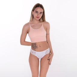 Трусы женские стринги, цвет белый (bianco), размер 44 (S)