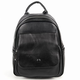 Женский рюкзак из эко кожи Z166-19 Черный - Cidirro фото 2