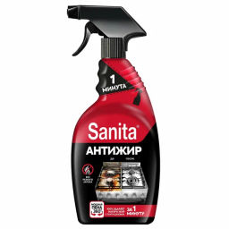SANITA спрей д/кухни 1 минута 500мл Антижир NEW
