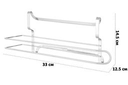 Держатель для полотенца 33*12,5*14,5 см Серебристый - Elan gallery фото 2