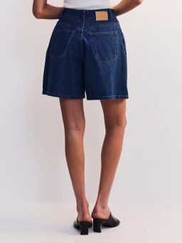 Джинсовые шорты со складками ZR2605092325-104 / Zarina