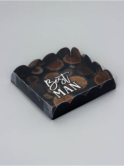 Цена за 5 шт. Коробка для печенья, «Мужчине», 15×15×3 см