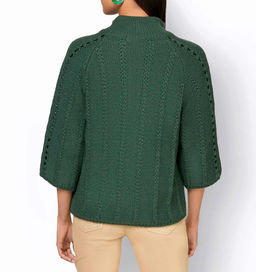 Пуловер, зеленый - Linea tesini фото 3