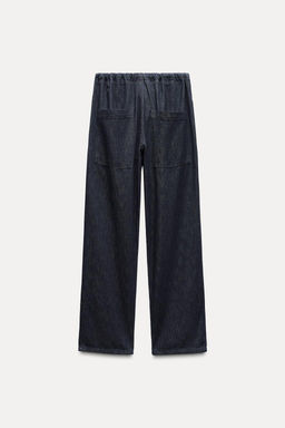 ZW COLLECTION STRAIGHT-LEG MID-RISE JEANS - Zara фото 8