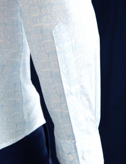 Beyaz Slim Fit Uzun Kollu G_mlek