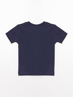 Bisiklet Yaka K?sa Kollu Bask?l? Erkek Bebek Ti??rt - Waikiki фото 2