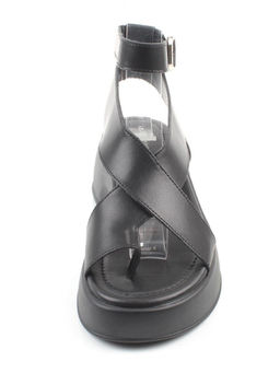 08-XT148-011 BLACK Босоножки женские (натуральная кожа) - Фабричный китай фото 6