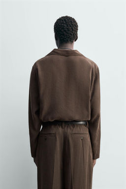 FLOWING POLO SHIRT - Zara фото 3