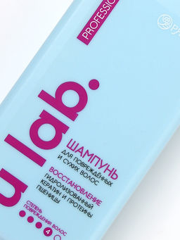 Профессиональный восстанавливающий шампунь женский, для сухих и пористых волос с кератином и протеинами пшеницы, 250 мл ULAB