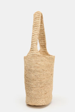 BOLSOS DE HOMBRO TRENZADA / Beige claro - Zara фото 5