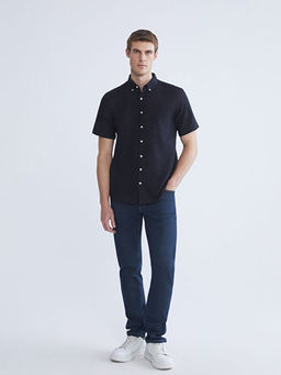 Regular Fit K?sa Kollu Erkek G?mlek