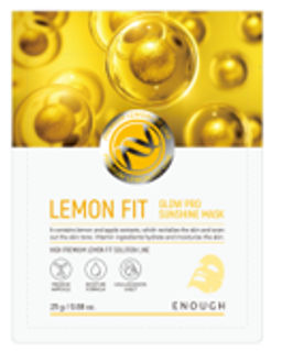Enough Lemon Fit Glow Sunshine Mask 25g*1ea - Тканевая маска с витамином С