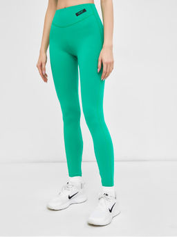 Легинсы с высокой линией талии в мятном цвете