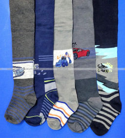 Цена за 12 шт. BFL колготки детские с рисунком на мальчиков ассорти