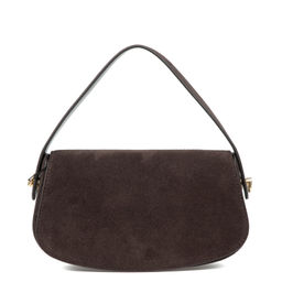 M1118 coffee, Женская замшевая сумка, Barcelo Biagi