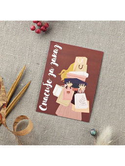 Цена за 10 шт. Открытка для бизнеса «Спасибо за заказ», 8×6 см