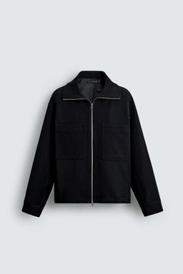 BOXY FIT ZIP-UP OVERSHIRT - Zara фото 8