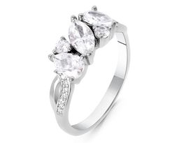 Кольцо из серебра куб.циркон., МЦВА63