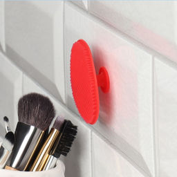 Щётка для умывания «Круг», силиконовая, на присоске, d=5.5 см, МИКС