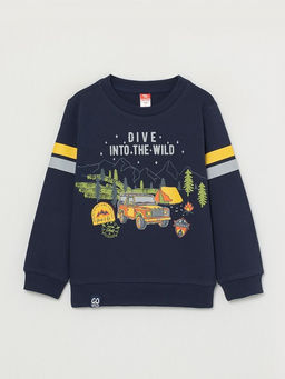 CRB wear/CWKB 62870-41-288 Джемпер модель свитшот для мальчика, темно-синий/Ex.Cherubino  фото 5