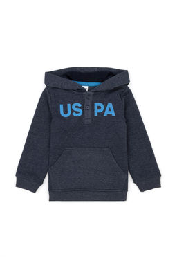 U. S. Polo Assn / Базовый свитшот темно-синего цвета для мальчика