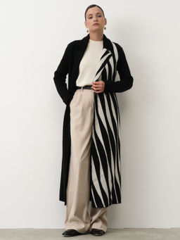 Кардиган из пуха яка и кашемира 14089 черный