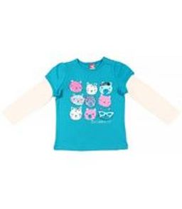 CRB wear/CWB 61440 Джемпер для девочки, бирюзовый/Ex.Cherubino