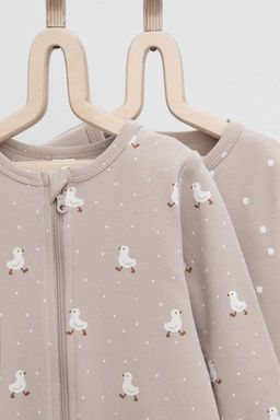 К 6522-2уп/мини квадратики,цыпленок комбинезон яс - Crockid фото 3