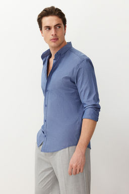 Mavi Slim Fit Yazl?k Gomlek TMNSS24GO00067