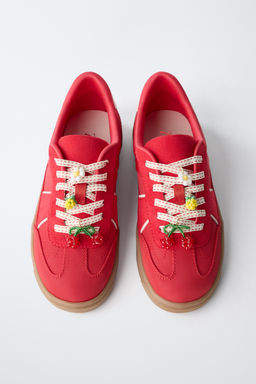 BAMBA DETALLE FRUTAS / Rojo