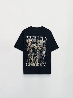 Футболка relax fit с принтом / Zarina