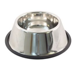 Миска 1508 металлическая на резинке, 0,80л