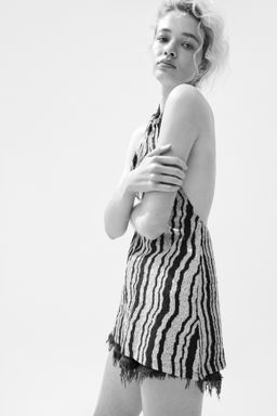 Top halter con efecto arrugado - H&m фото 6
