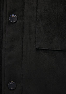 Siyah Suet Ceket - Mavi фото 7