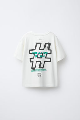 GRAFFITI SLOGAN T-SHIRT