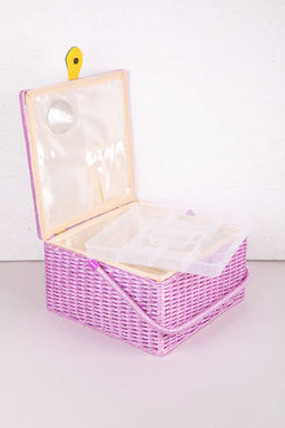 Gamma SBJ-004 шкатулка для швейных принадлежностей 31.5 х 31.5 х 19 см Букет ирис и нарцисс