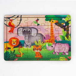 Пазл Зоопарк с подсказкой - Лесная мастерская фото 2