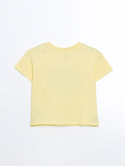 Bisiklet Yaka Bask?l? Erkek Bebek Ti??rt