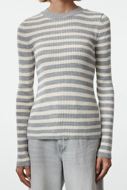 Tas Basic Cizgili Triko Kazak TWOAW21KZ0942 - Trendyolmilla фото 19