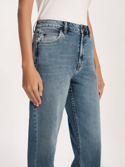 CONTE CON-738 Джинсы straight c разрезами и необработанным краем blue - Conte elegant фото 5