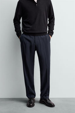 100% WOOL SUIT TROUSERS - Zara фото 2