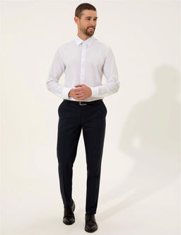 Beyaz Slim Fit Uzun Kollu G_mlek - Pierre cardin фото 4