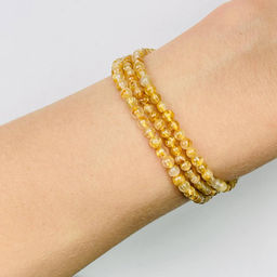 Бусины для украшений из Рутилового кварца (120 бусин)