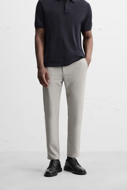 TEXTURED COMFORT TROUSERS - Zara фото 2