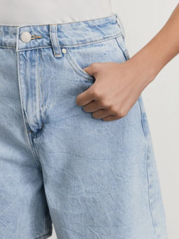 Джинсовые шорты А-силуэта / Zarina  фото 6